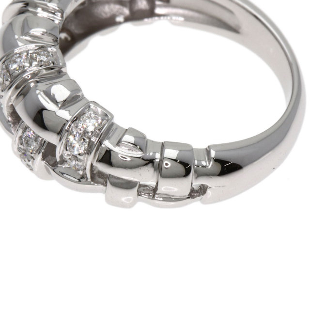 TIFFANY&Co. ティファニー ウォーブン ダイヤモンド リング・指輪 K18