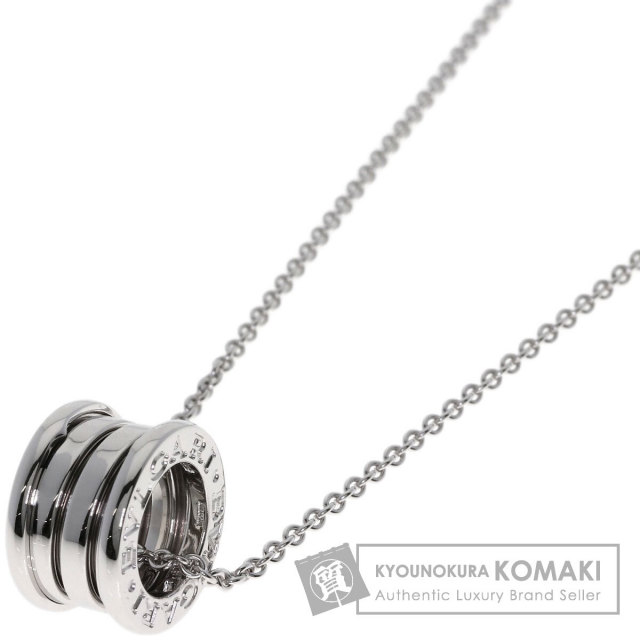 BVLGARI ブルガリ K18 B-ZERO1 ホワイトゴールド ネックレス BVLGARI◇ ビー・ゼロワン ネックレス B.ZERO1 ホワイトゴールド