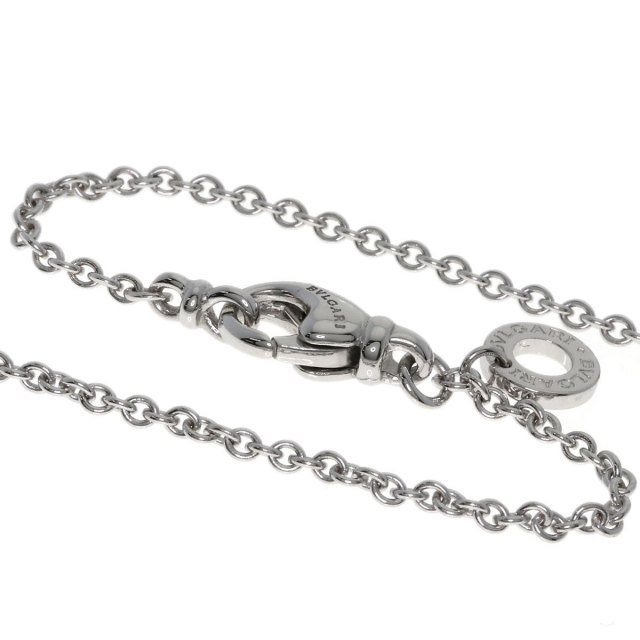 ブルガリ ビー・ゼロワン ネックレス K18WG ホワイトゴールド Y04598