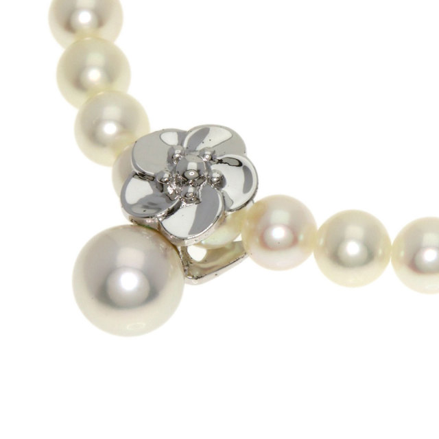 MIKIMOTO ミキモト ベビーパール 真珠 チャーム付き ネックレス K18