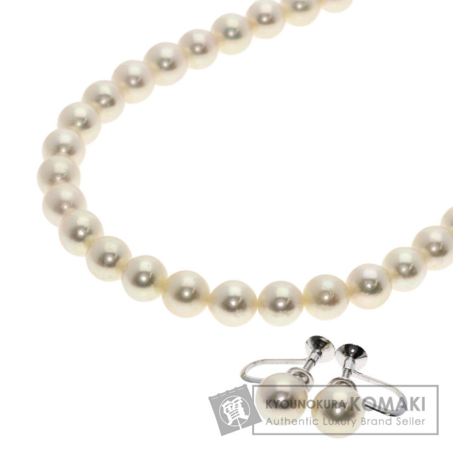 TASAKI PEARLS 真珠ネックレスイヤリングセッ8mm重量24.2 TASAKI タサキ パール 真珠 イヤリング 2点セット ネックレス