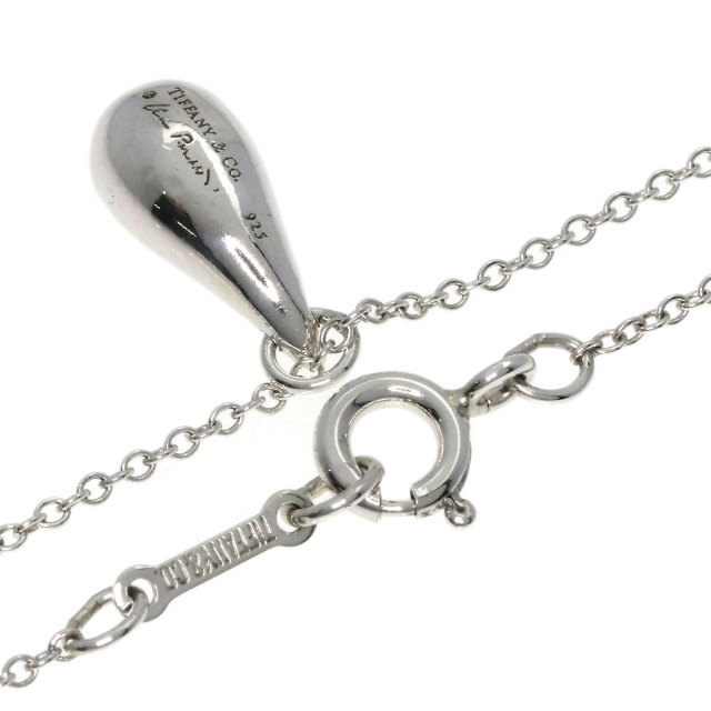 【極美品】ティファニー　ティアドロップネックレス　シルバー925 極美品】ティファニー ティアドロップネックレス シルバー925