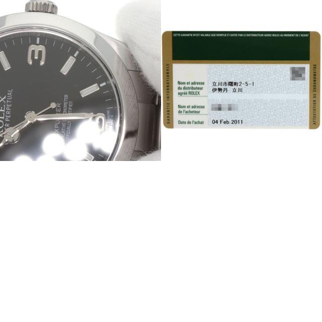 ロレックス 腕時計 エクスプローラー 前期モデル