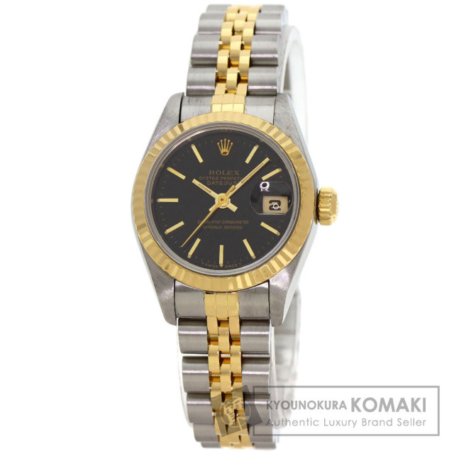 ROLEX ロレックス 179313NG デイトジャスト 10P ベゼルダイヤモンド 腕時計 SS SSｘK18YG K18YG レディース [中古] ROLEX ロレックス 179313NG デイトジャスト 10P ベゼルダイヤモンド