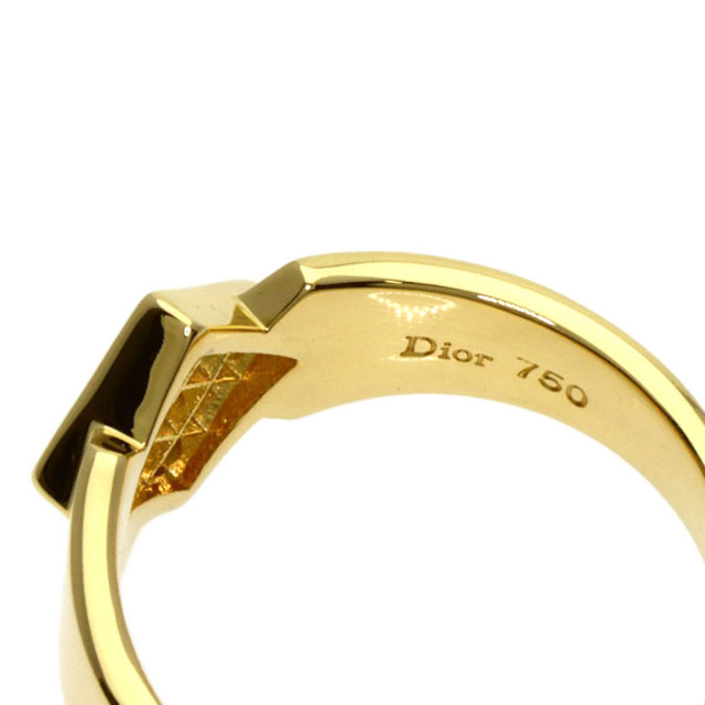 Dior ミミウィ ダイヤモンド リング K18 YG イエローゴールド Christian Dior クリスチャンディオール チェーンリング 指輪