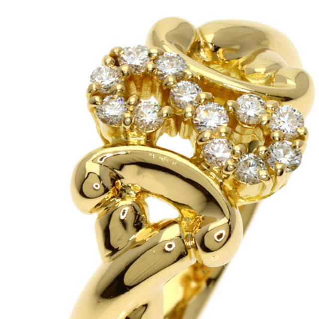 CELINE セリーヌ ダイヤモンド リング・指輪 K18イエロー