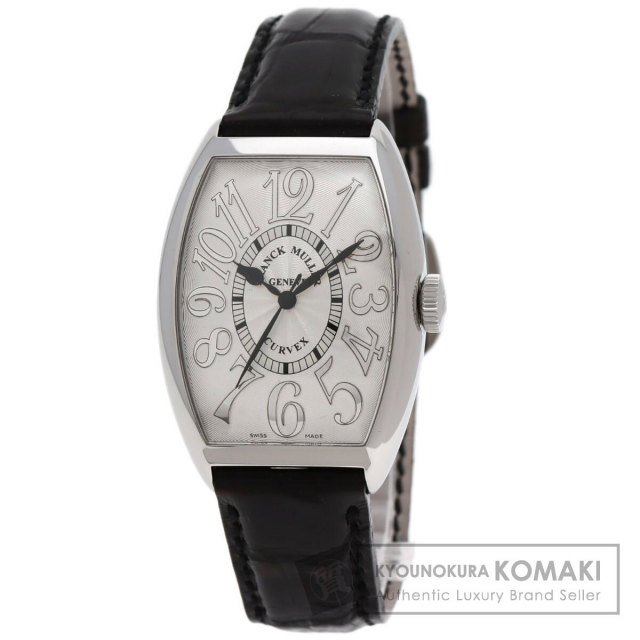 FRANCK MULLER フランクミュラー 60002 S QZ R REL マスタースクエア 100本限定 腕時計 K18WG 革 レディース [中古] FRANCK MULLER フランクミュラー 60002 S QZ R REL マスタースクエア