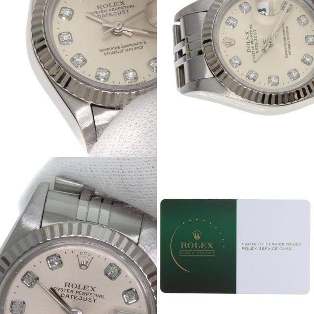 ロレックス 腕時計 デイトジャスト 10P ダイヤモンド