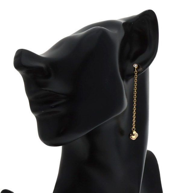 CARTIER カルティエ ベビー トリニティ ボール ダイヤモンド ピアス