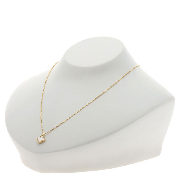 ヴァンクリーフ＆アーペル ネックレス スウィート アルハンブラ ホワイトシェル