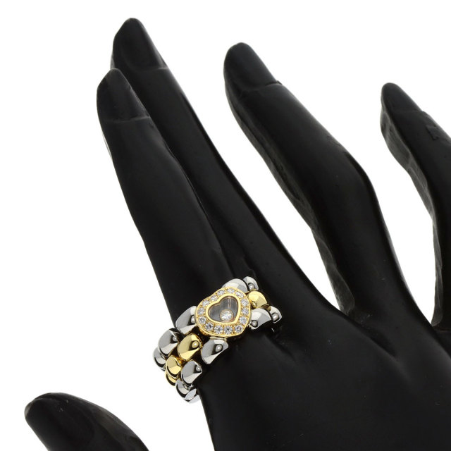 Chopard ショパール ハッピーダイヤモンド リング 指輪 K18 SS Chopard