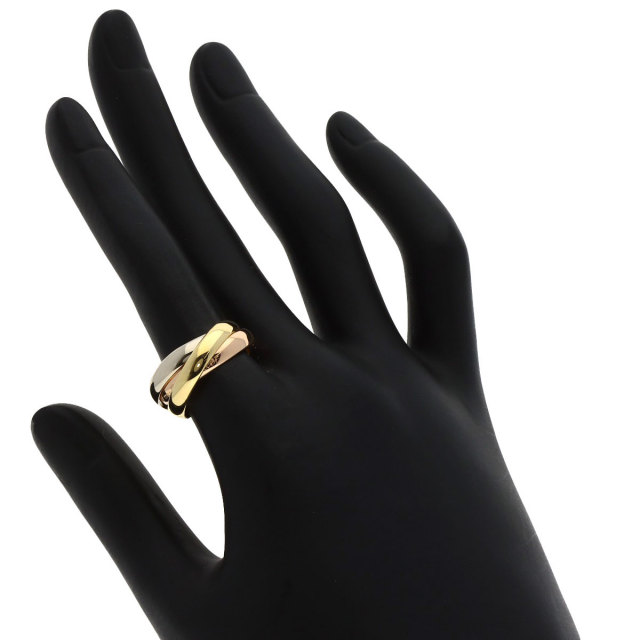 Cartier K18 トリニティリング 楽天市場】cartier カルティエ トリニティ リング 指輪 3連 スリー
