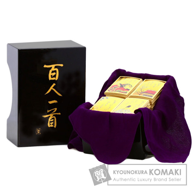 セレクトジュエリー その他 純金百人一首 200枚 尾形光琳 田中貴金属