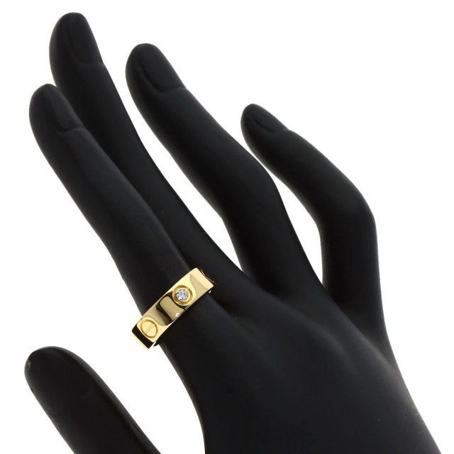 越田 カルティエ ラブリング 1Pダイヤ 18Kイエローゴールド証明書付き 越田 カルティエ ラブリング 1Pダイヤ 18Kイエローゴールド証明