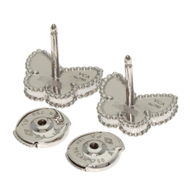 ヴァンクリーフ＆アーペル ピアス スウィートアルハンブラ パピヨン ターコイズ