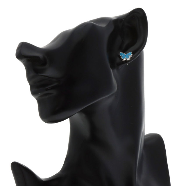 ヴァンクリーフ＆アーペル ピアス スウィートアルハンブラ パピヨン ターコイズ