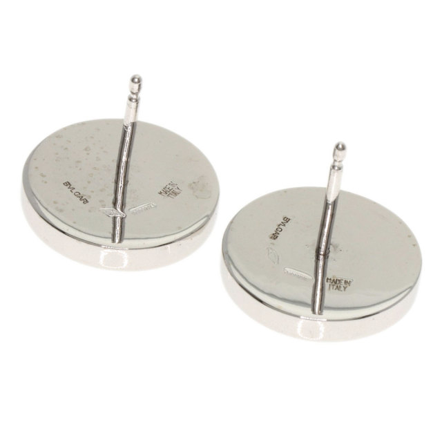 BVLGARI ブルガリ ピアス シルバー ブルガリ BVLGARI ルチアピアス シルバー K18ホワイトゴールド 750WG