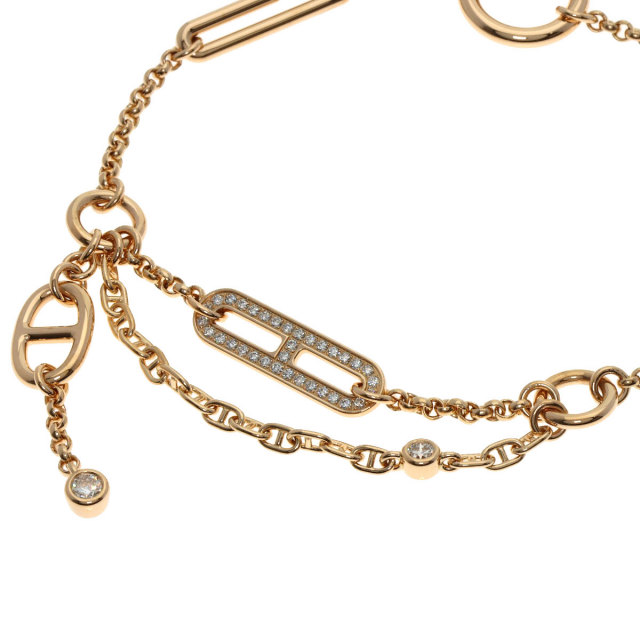 HERMES エルメス シェーヌダンクル カオス ダイヤモンド ブレスレット