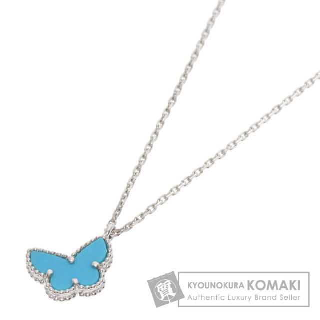 ヴァンクリーフ＆アーペル ネックレス スウィート パピヨン ターコイズ