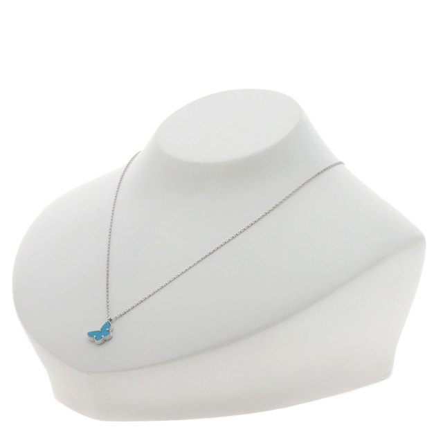 ヴァンクリーフ＆アーペル ネックレス スウィート パピヨン ターコイズ