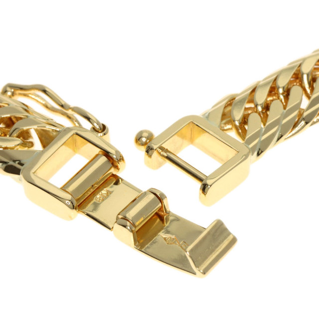 送料無料・返品可♪K18YG 2面シングル 喜平ネックレス 49.5cm 10.1g A  