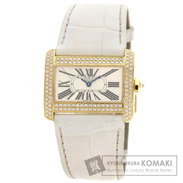 CARTIER カルティエ W15051A8 マスト コリゼ 腕時計 K18イエロー