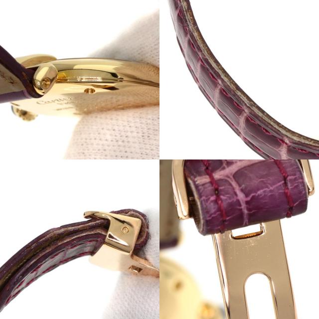 CARTIER カルティエ W15051A8 マスト コリゼ 腕時計 K18YG 革 レディース [中古] CARTIER カルティエ W15051A8 マスト コリゼ 腕時計 K18イエロー