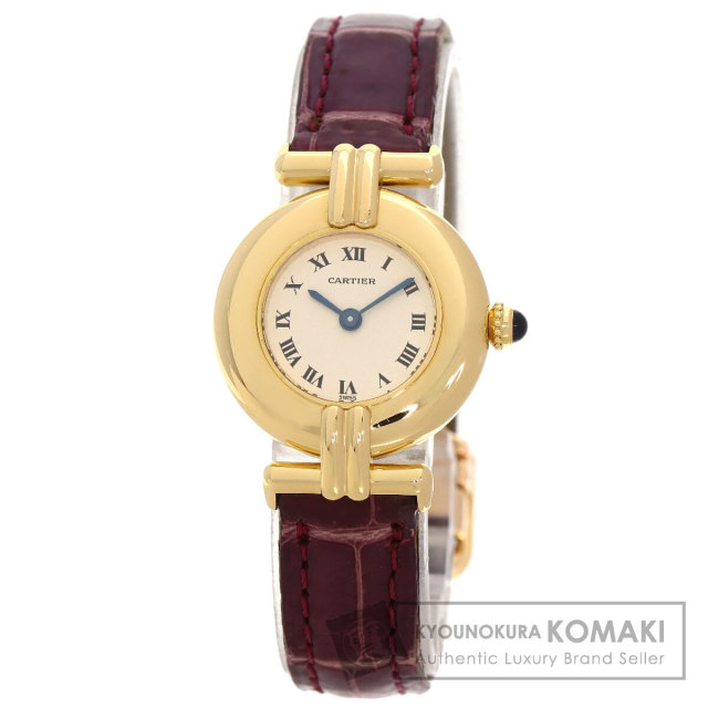 CARTIER カルティエ W2601556 タンクアメリカン SM 腕時計 K18イエロー