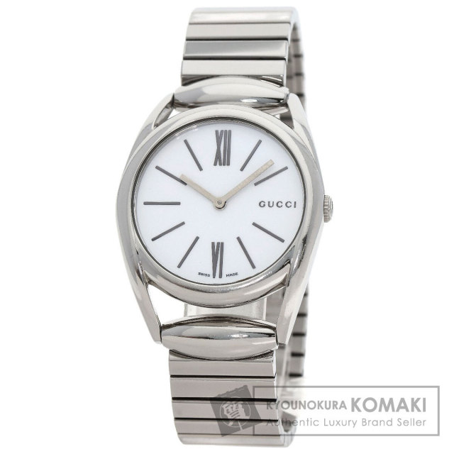 GUCCI グッチ YA121.5 マリーナチェーン 腕時計 SS SS レディース [中古] GUCCI グッチ YA121.5 マリーナチェーン 腕時計 ステンレススチール/SS