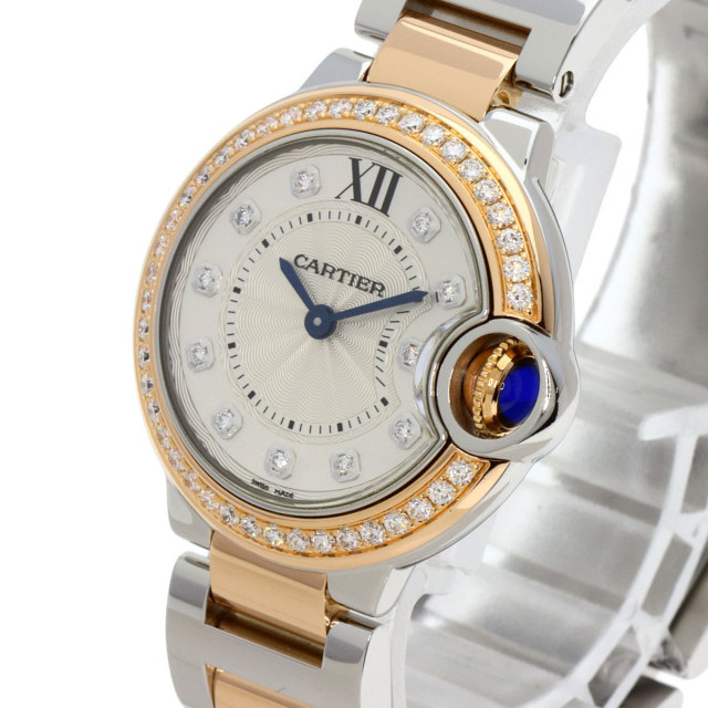 カルティエ 腕時計 バロンブルー 28mm