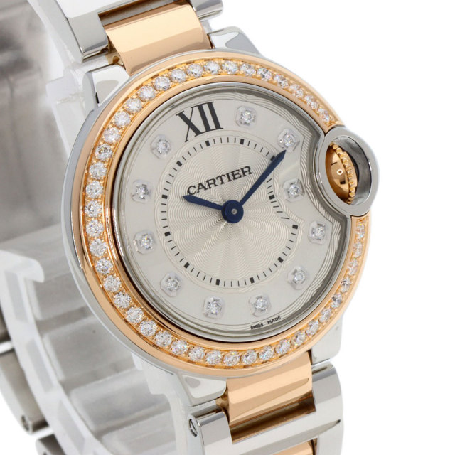 カルティエ 腕時計 バロンブルー 28mm