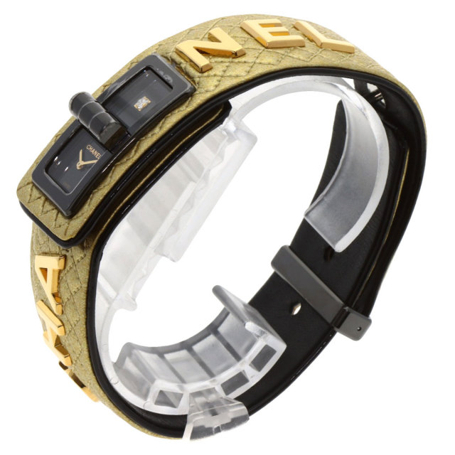 シャネル 腕時計 コード ココ サイバーゴールド 1P ダイヤモンド