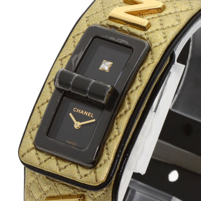 シャネル 腕時計 コード ココ サイバーゴールド 1P ダイヤモンド