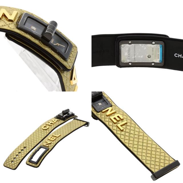 シャネル 腕時計 コード ココ サイバーゴールド 1P ダイヤモンド