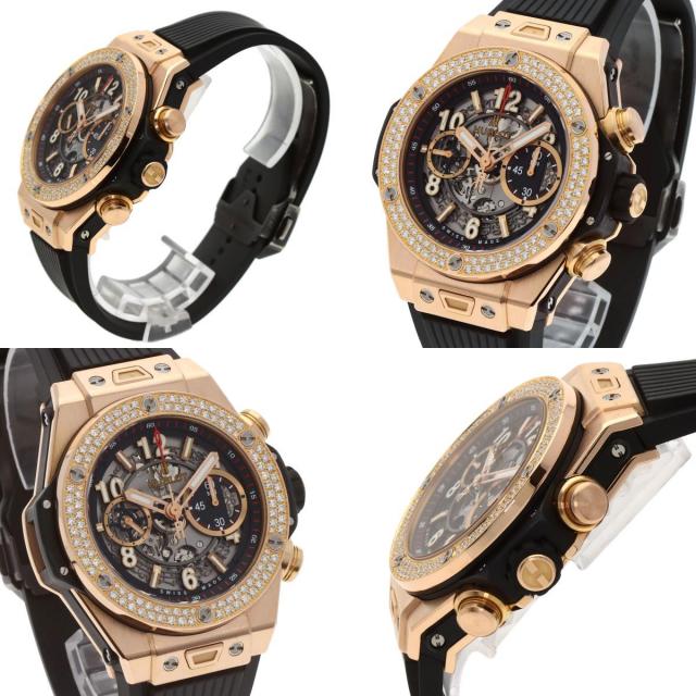 ウブロ 腕時計 ビッグバン ウニコ キングゴールド ダイヤモンド