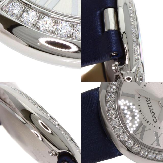CARTIER カルティエ W4BL0002 バロンブラン 26mm 腕時計 SS 革 レディース [中古] Cartier（カルティエ） W4BL0002 バロンブラン 26mm 腕時計 ステンレス
