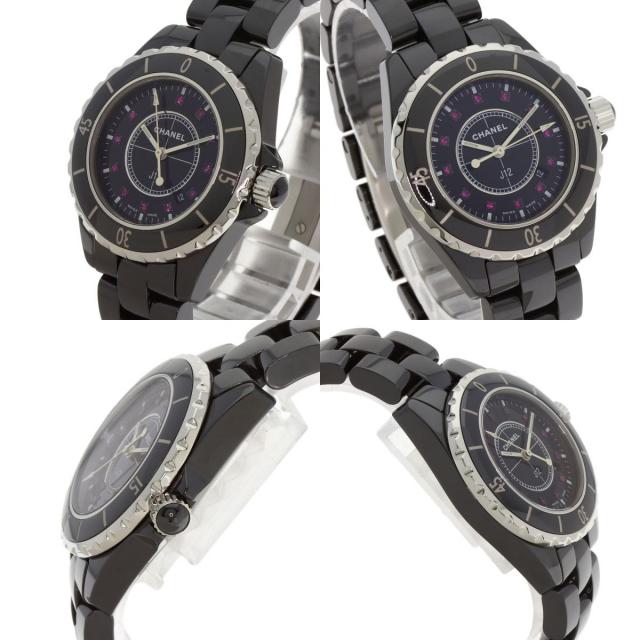 シャネル 腕時計 J12 33mm 12P ルビー