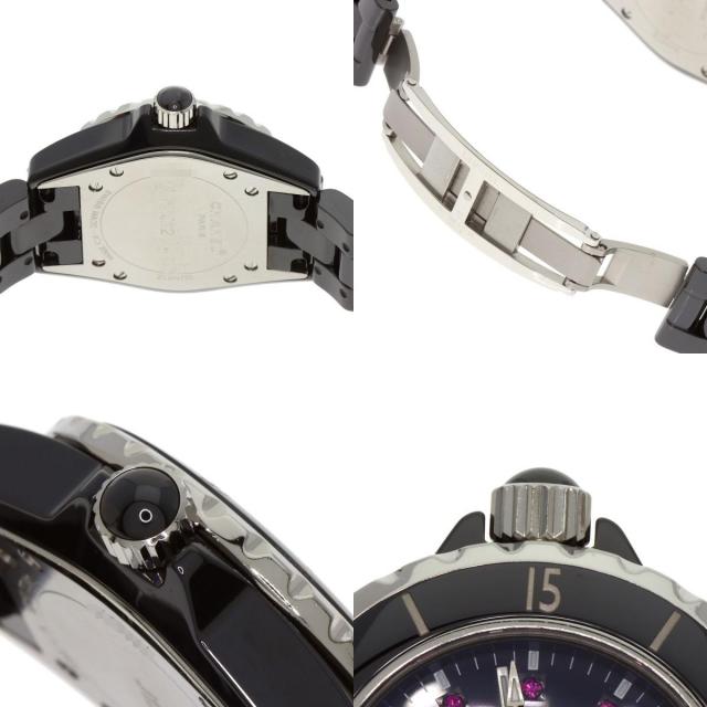 シャネル 腕時計 J12 33mm 12P ルビー
