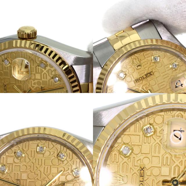 ロレックス 腕時計 デイトジャスト 10P ダイヤモンド