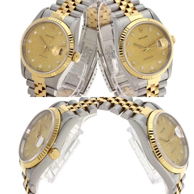 ロレックス 腕時計 デイトジャスト 10P ダイヤモンド