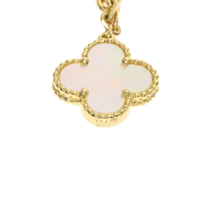 ヴァンクリーフ＆アーペル ブレスレット マジックアルハンブラ ホワイトシェル 5モチーフ