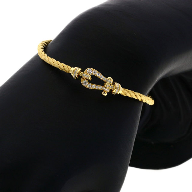 FRED フレッド フォース10 ミニ ダイヤモンド ブレスレット K18