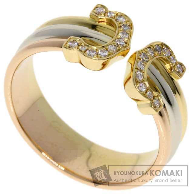 カルティエ リング・指輪 2Cリング SM ダイヤモンド #52