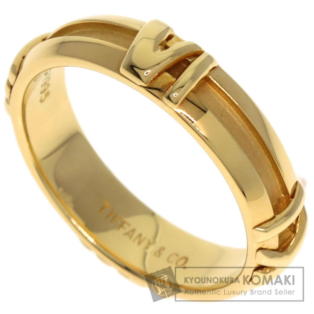 TIFFANY&Co. ティファニー クロス リング・指輪 K18イエローゴールド