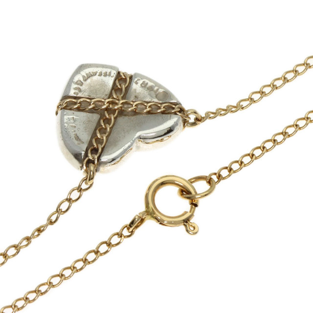 TIFFANY&Co. ティファニー クロス チェーン ハート ネックレス K18