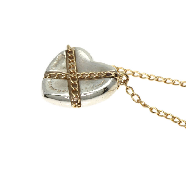 TIFFANY&Co. ティファニー クロス チェーン ハート ネックレス K18