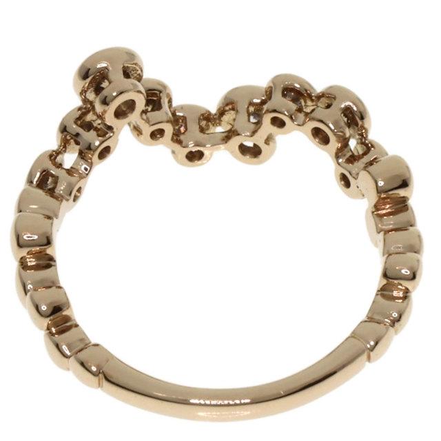 Kashikey カシケイ ベゼル ブラウン ダイヤモンド リング・指輪 K18