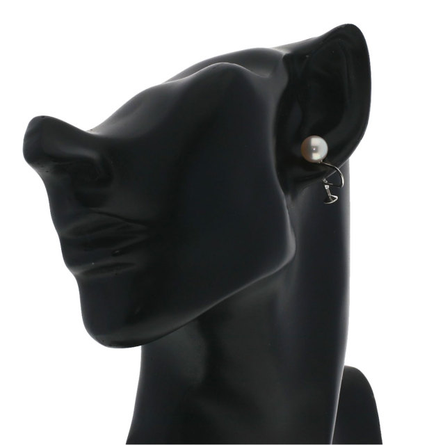 MIKIMOTO ミキモト アコヤパール 真珠 8mm イヤリング K18