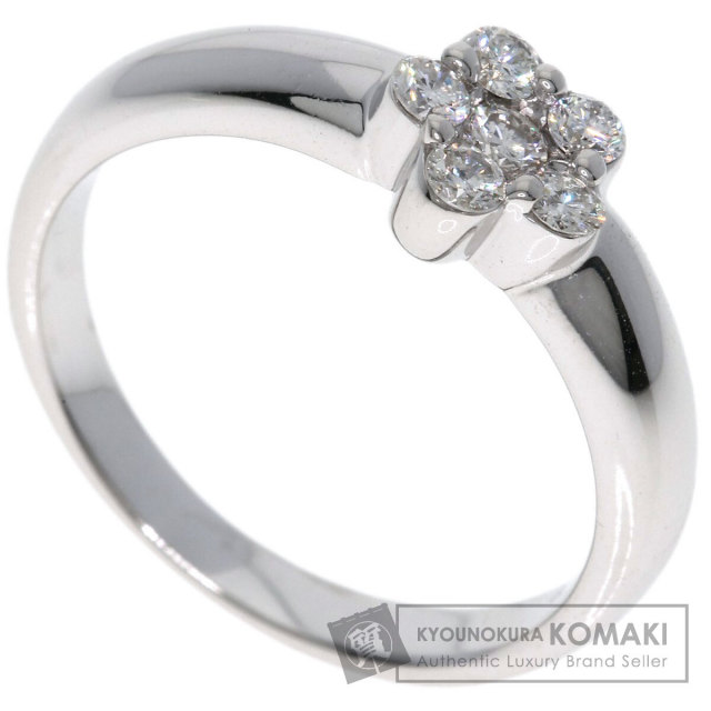 【20-12】【ポンテヴェキオ】フラワー　ダイヤモンド　リング　D0.66ct 20-12】【ポンテヴェキオ】フラワー ダイヤモンド リング D0