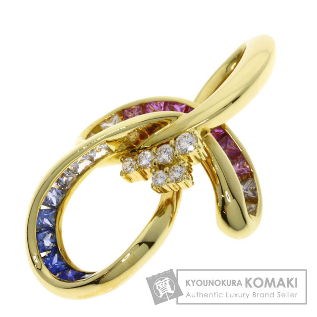 Jeunet ジュネ サファイア ダイヤモンド ネックレス K18ホワイト